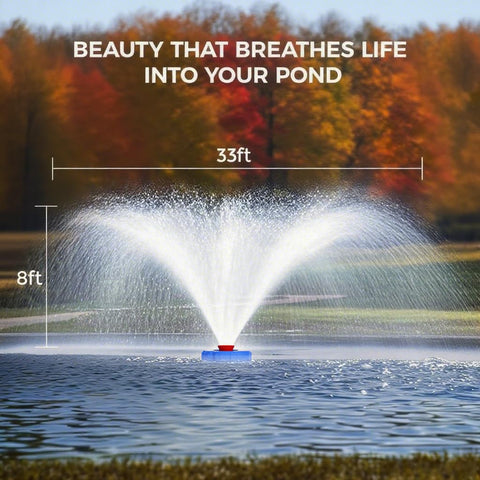 BOFEKTE easy-install pump suitable for shallow water as little as 18 inches