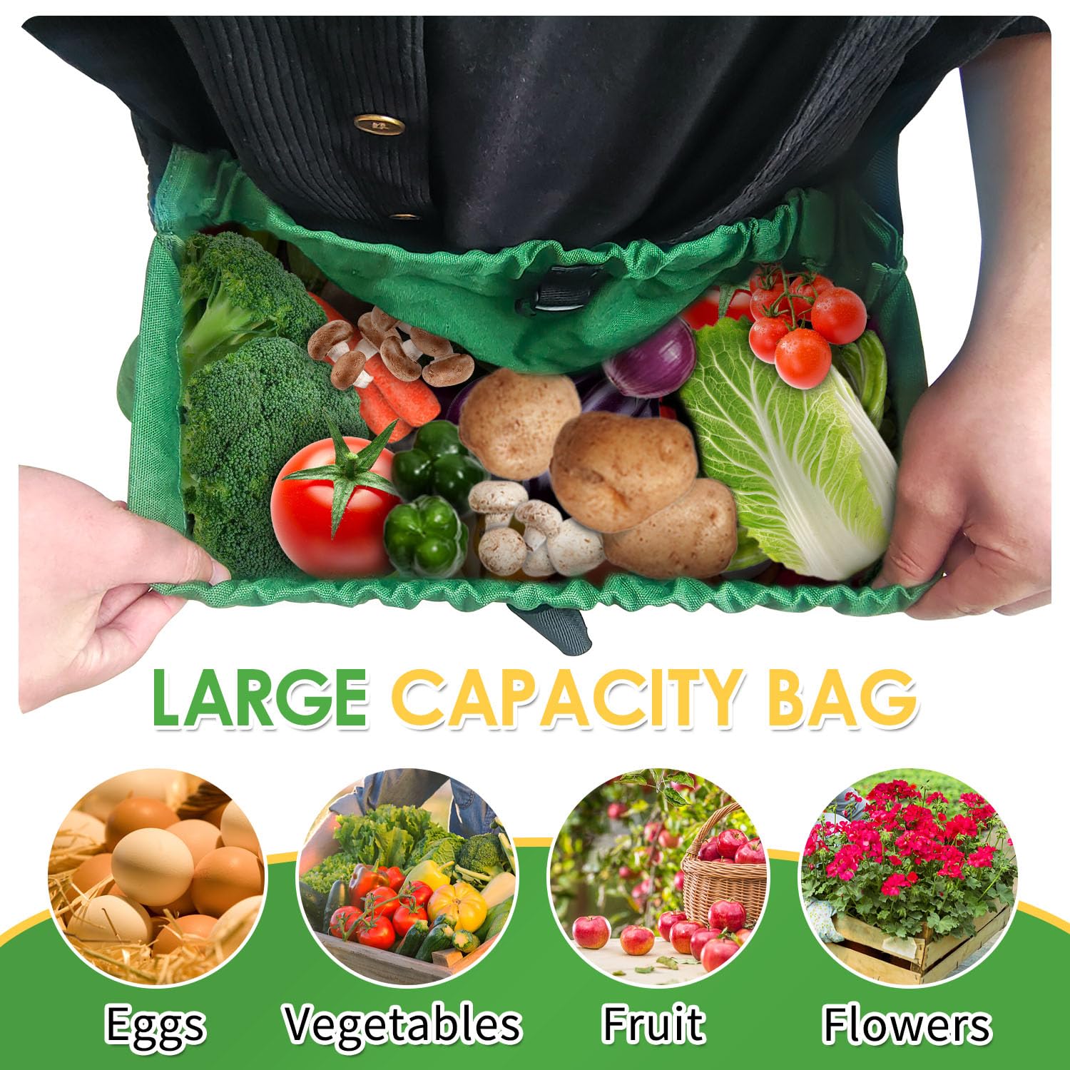 BOHEMIABY adjustable waist garden apron providing a comfortable fit for every gardener.