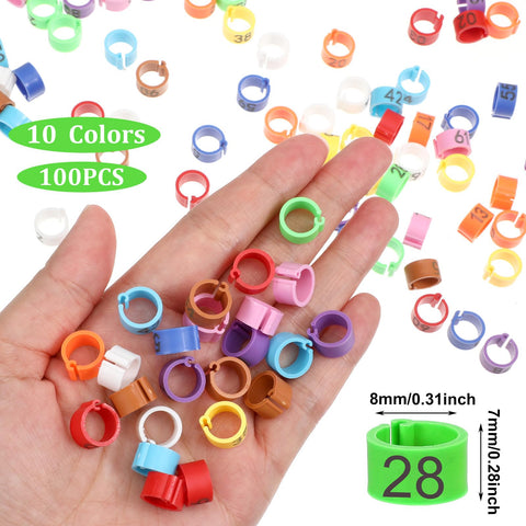 BOHUIZ colorful leg bands help distinguish breeds and track individuals easily.