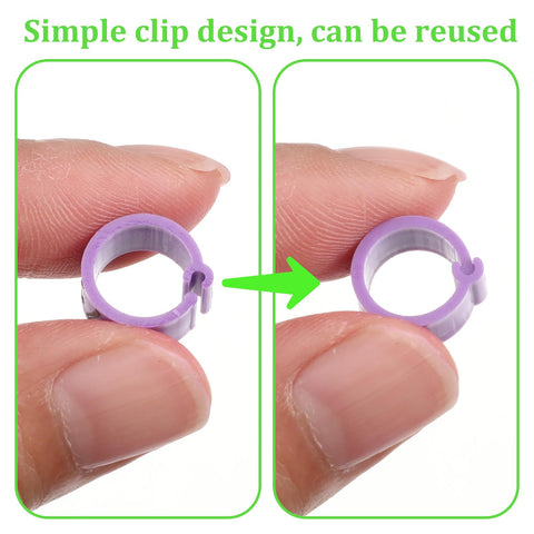 BOHUIZ 8mm clip-on design for easy application without tools.