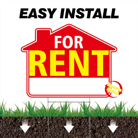 BOLDVANTIX For Rent sign ideal for residential properties and apartments