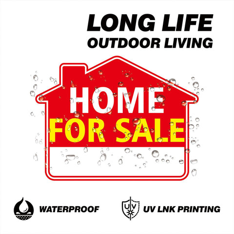 Boldvantix home-for-sale sign double-sided printing ensures messages seen from all directions