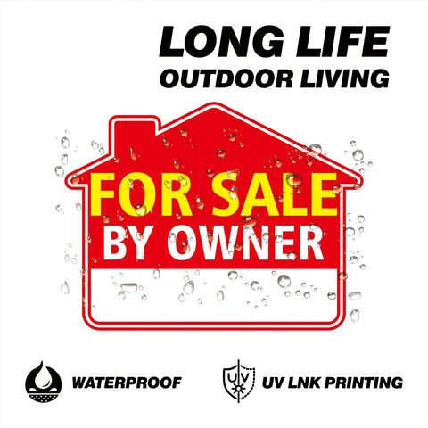 BoldVANTIX weatherproof corrugated plastic yard sign resists fading.