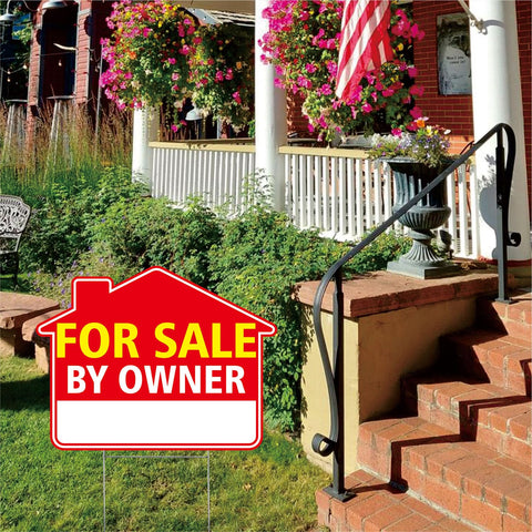 BoldVANTIX highly visible display in yards, driveways, and along roads.