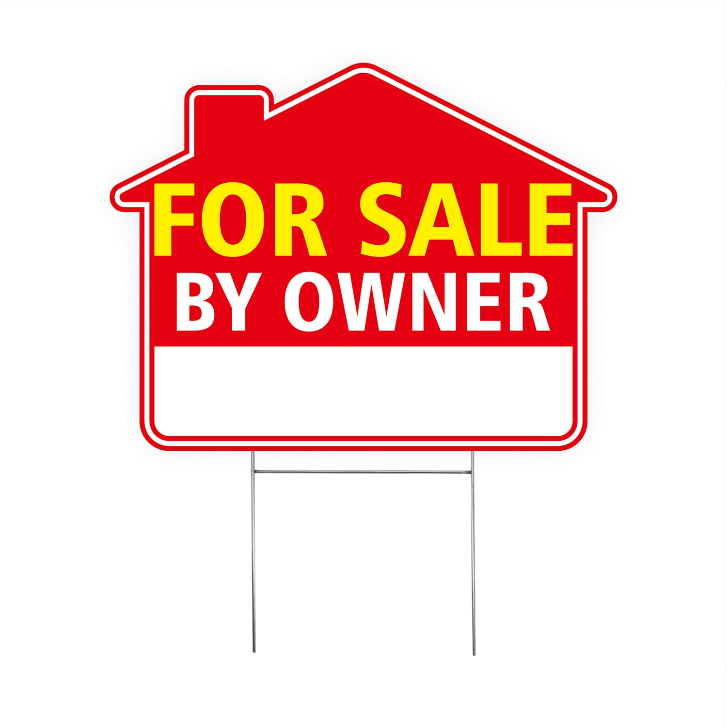 BoldVANTIX For Sale By Owner yard sign with double-sided printing boosts visibility.