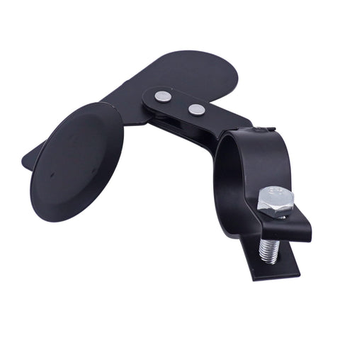 Exhaust cap shields rain and debris during fieldwork and storage