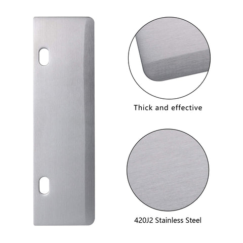 BOLEXINO barbecue grill scraper blade stainless steel for easy cleaning