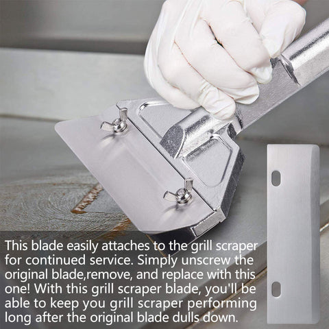 BOLEXINO griddle scraper blade easy replace for continued use