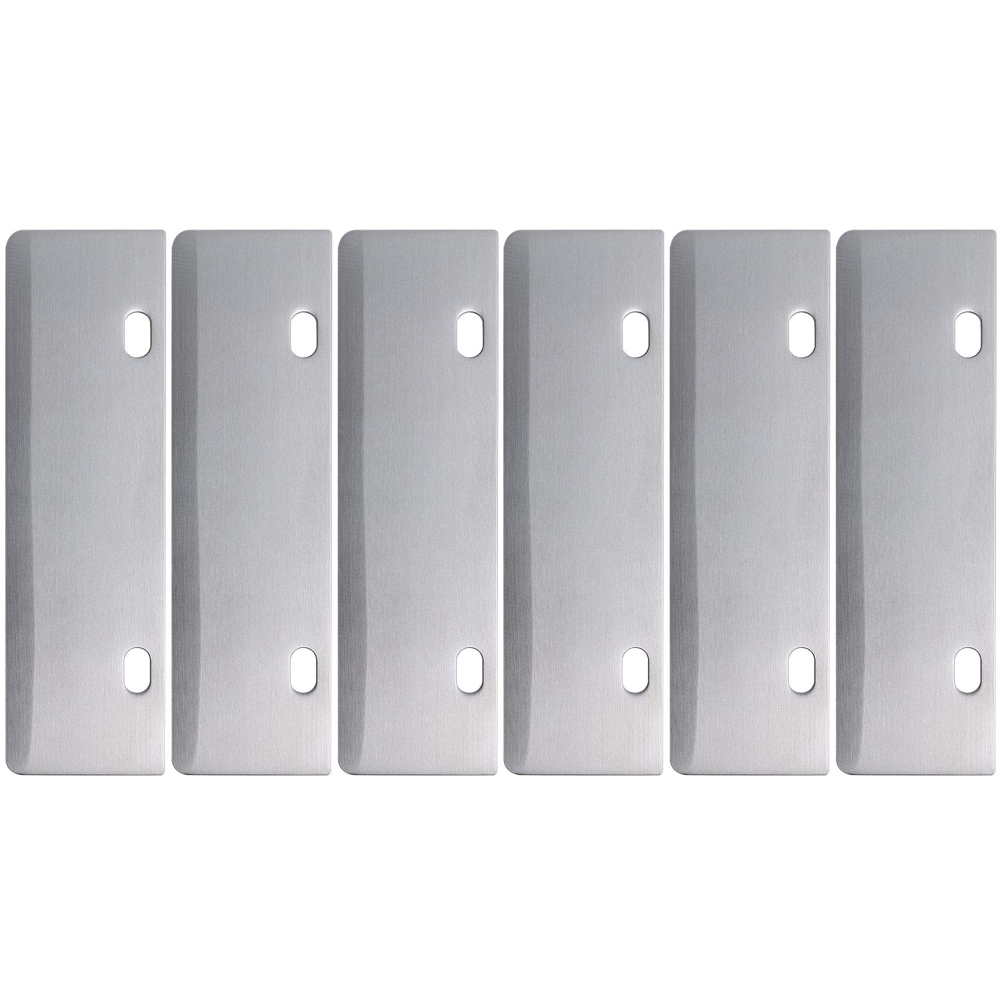 BOLEXINO grill scraper blades pack6-6inch for heavy-duty replacement and long-lasting cleaning