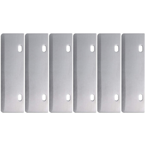 BOLEXINO grill scraper blades pack6-6inch for heavy-duty replacement and long-lasting cleaning