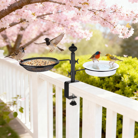 BOLITE adjustable clamp bracket fits various railing widths for versatile mounting.