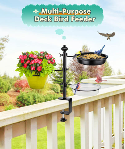 BOLITE clamp-on installation on a railing without tools and quick setup.