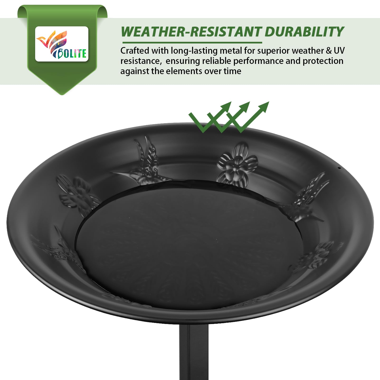 Detachable bowls simplify refilling and cleaning for healthy birds.