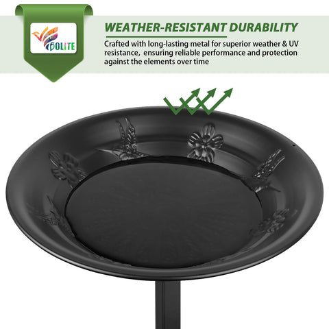 Detachable bowls simplify refilling and cleaning for healthy birds.