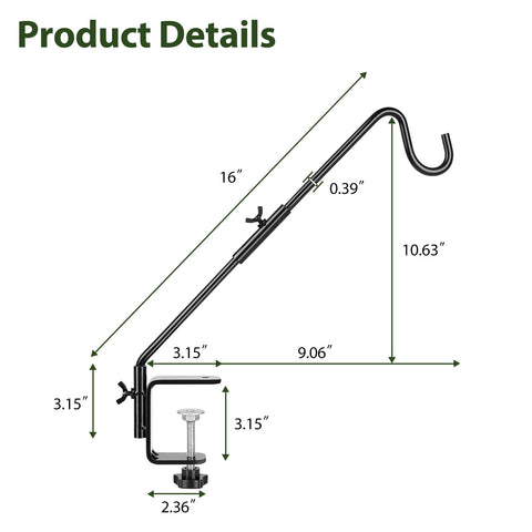 BOLITE hardware included for quick installation and removal.