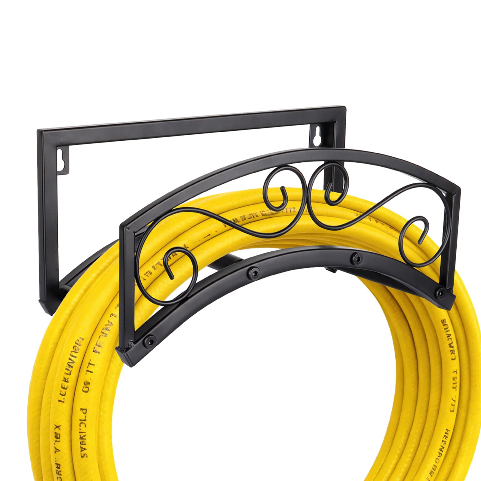 BOLITE garden hose holder wall mount keeps hoses organized for outdoor use