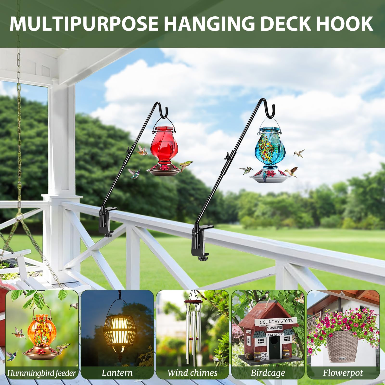 BOLITE gift-ready outdoor deck hook for gardening lovers.