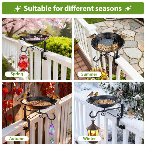 BOLITE heavy-duty cast-iron body endures outdoor use year-round.