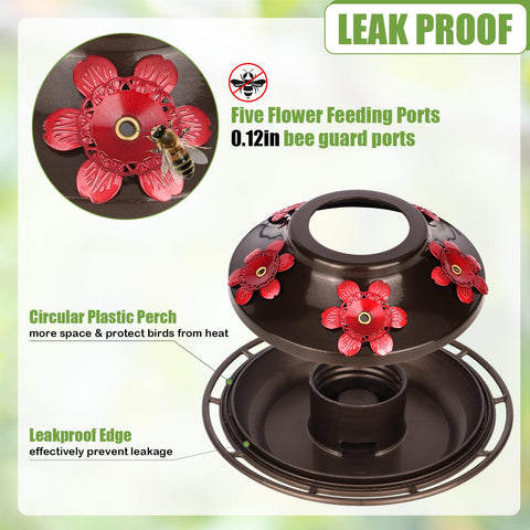Bolite ant moat and hanging hook prevent mess
