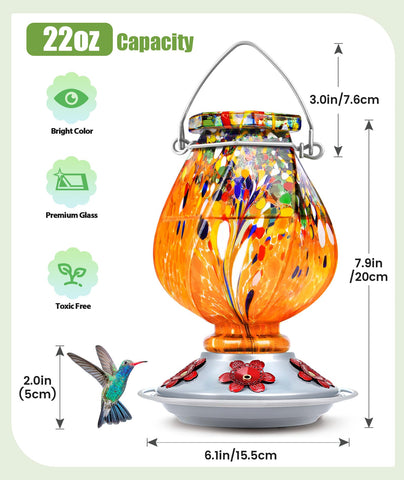 BOLITE gift-ready hummingbird feeder suitable for birthdays and garden lovers.