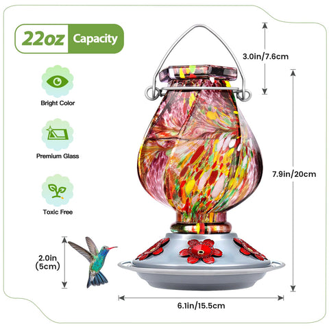 BOLITE gift-ready hummingbird feeder for garden lovers