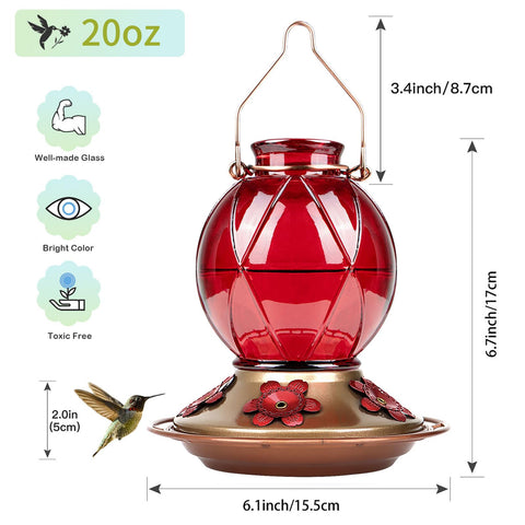 BOLITE hummingbird feeder makes a thoughtful gift for nature lovers.