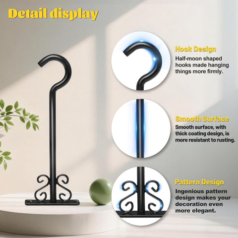 BOLITE hummingbird feeder hanger 8inch keeps feeders secure.