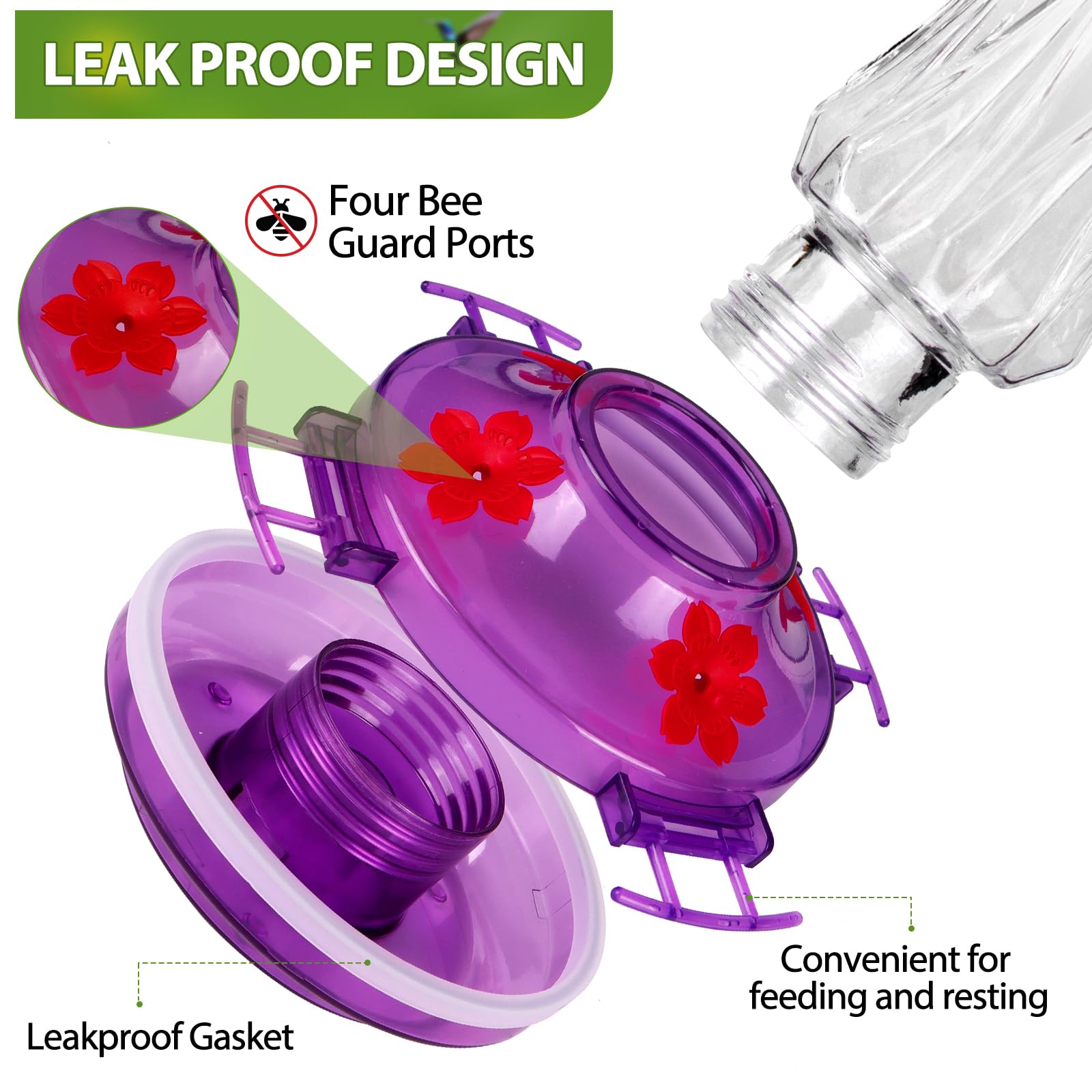 BOLITE leak-proof base reduces spills during outdoor feeding