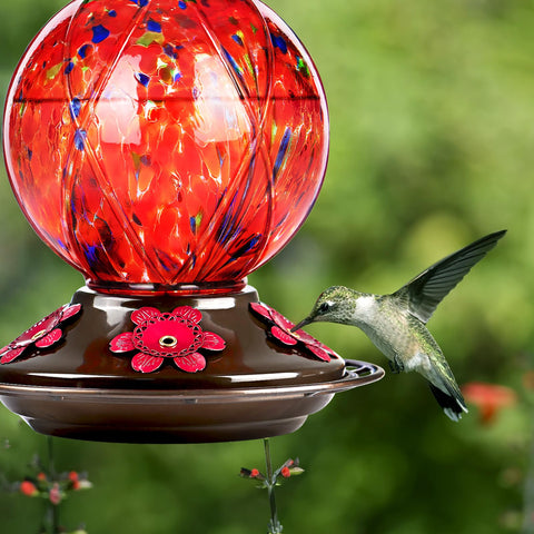 BOLITE feeder leak-proof cap and base prevent spills in the garden