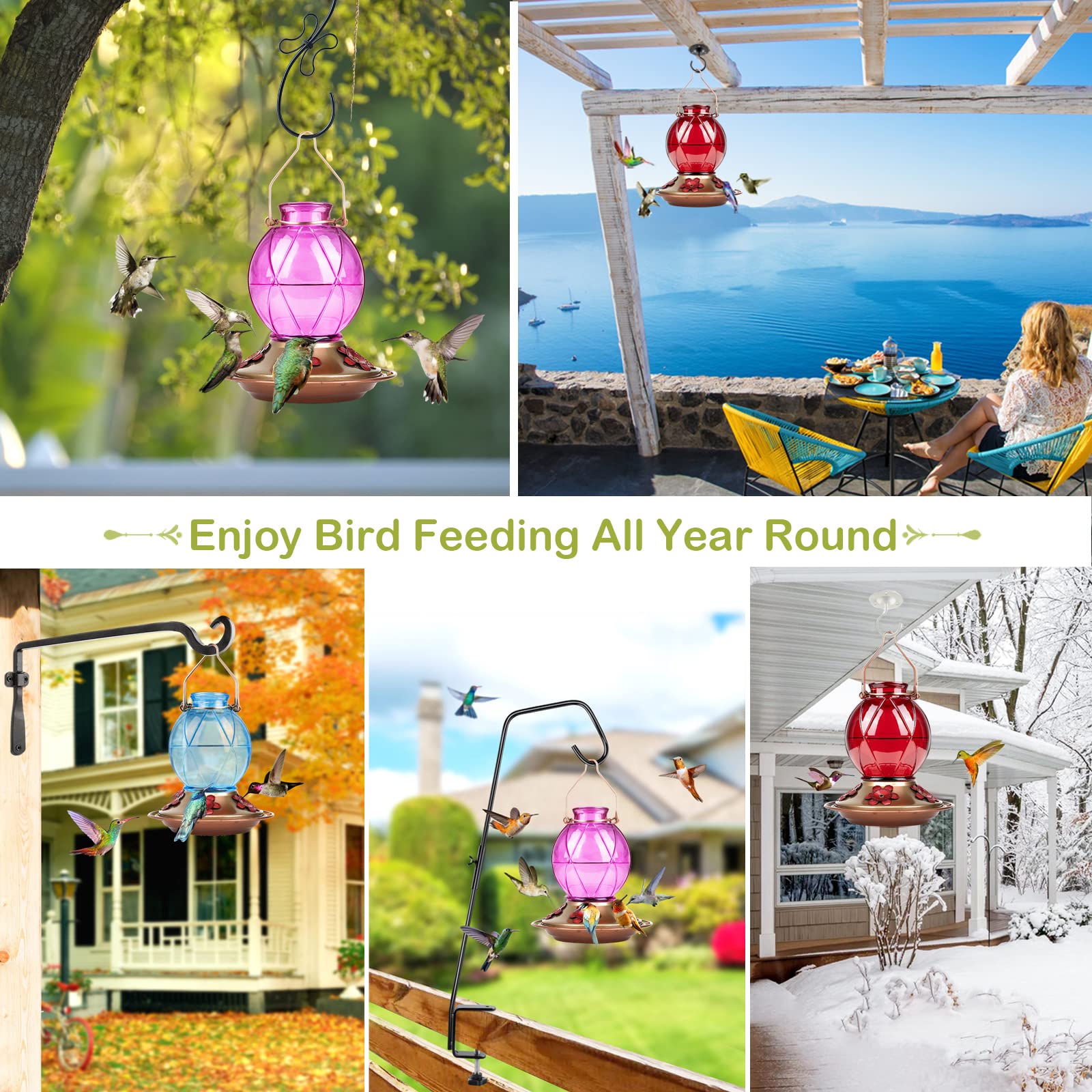 Bolite durable outdoor feeder ideal for garden birds and sunny patios.
