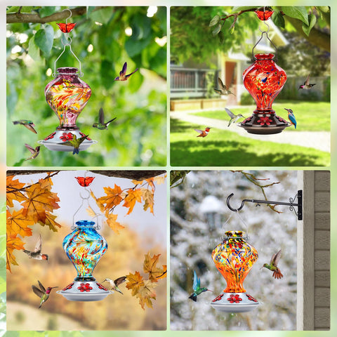 BOLITE hanging feeder elevates patio and garden bird watching