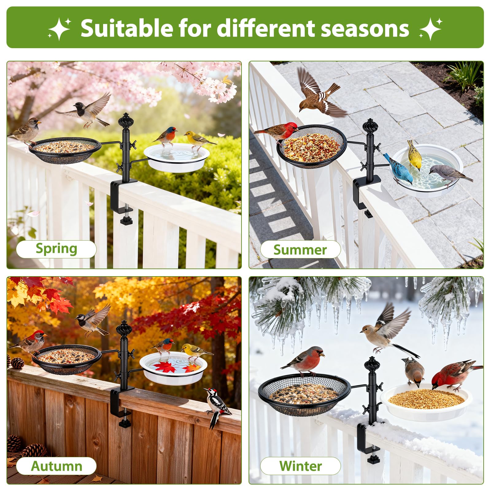 BOLITE includes a metal feeding bowl and a transparent water bowl.