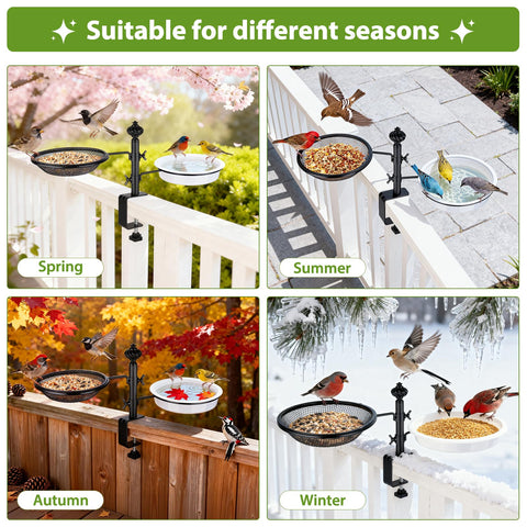 BOLITE includes a metal feeding bowl and a transparent water bowl.