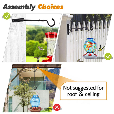 BOLITE exterior-friendly hanger safely holds lights and wind chimes.