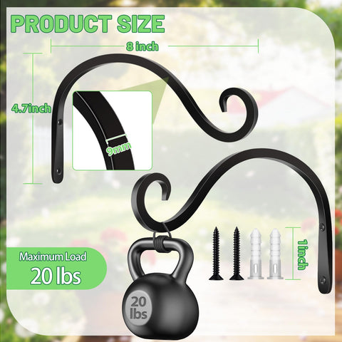 BOLITE metal bird feeder hanger keeps hummingbird feeders stable.