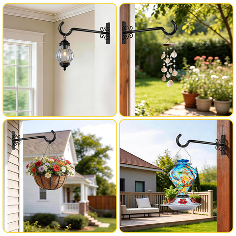 BOLITE metal wall hanger for outdoor use, weatherproof and rust resistant.