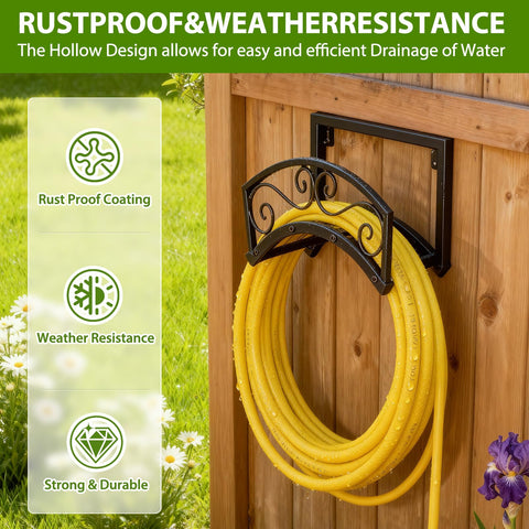 BOLITE outdoor hose storage holding 150ft hose neatly