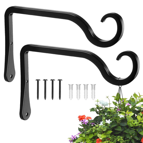 BOLITE 6-inch plant hanger for outdoor use with weatherproof finish.