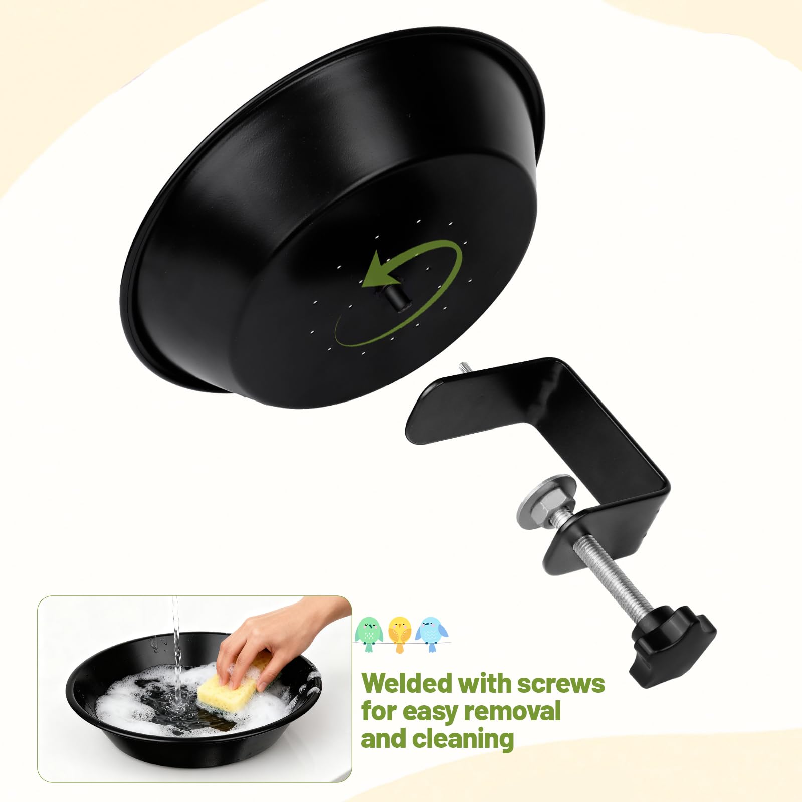 BOLITE rail-width compatibility for versatile balcony bird watching