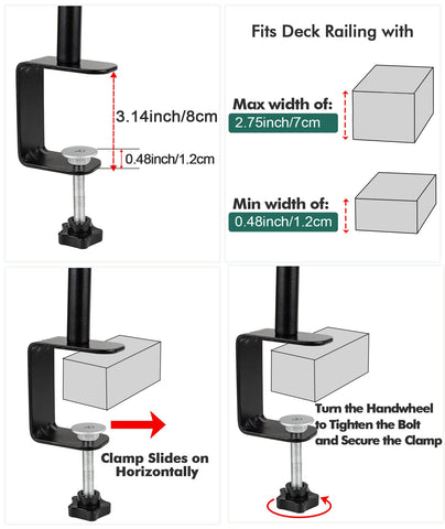 BOLITE railing bird feeder includes a plastic water tray for birds.