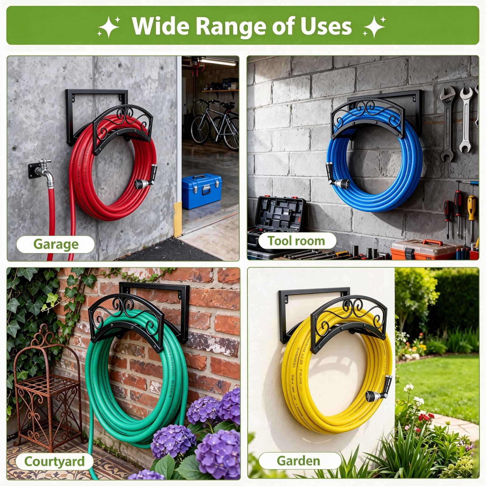 BOLITE versatile wall-mount fits brick wood or concrete surfaces