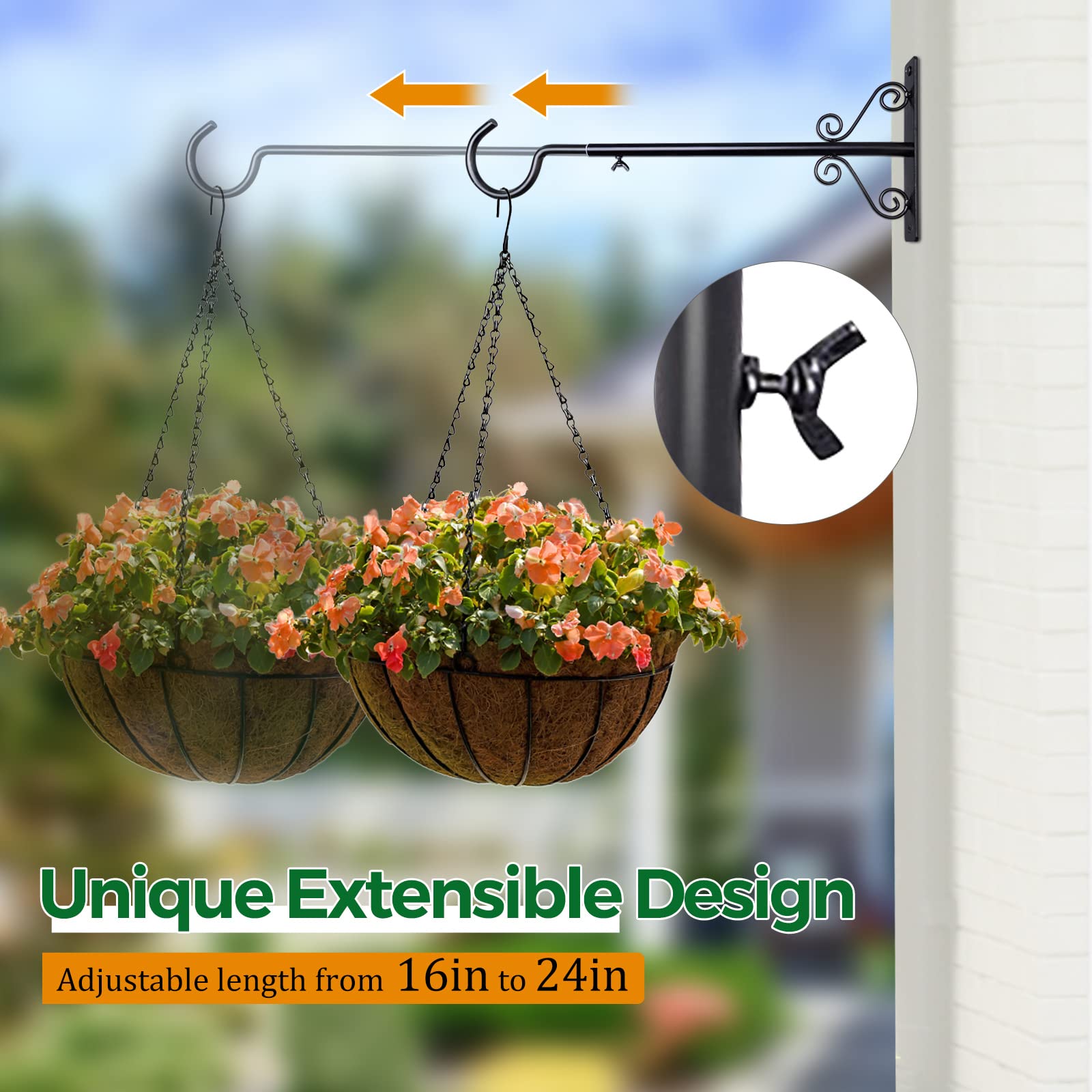 BOLITE wood-wall compatible hook enables quick installation.