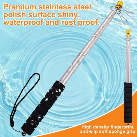 Boliyoooki stainless-steel body resists rust and wear for lasting performance.