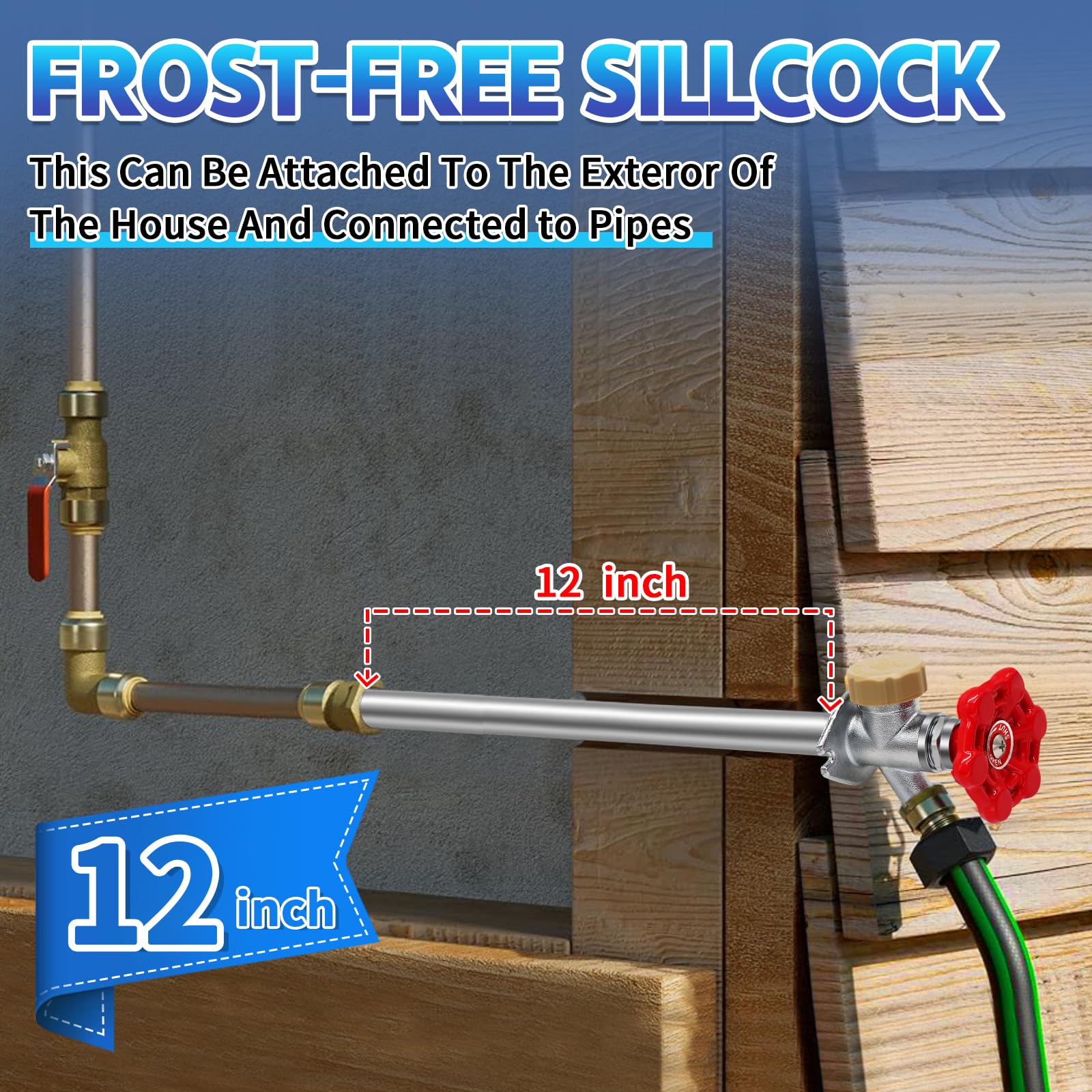 Boltigen 1/2in NPT inlet connection enables quick leak-free installation.