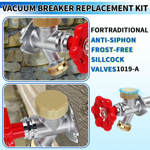 Boltigen anti-siphon sillcock valve repair supports steady water flow.