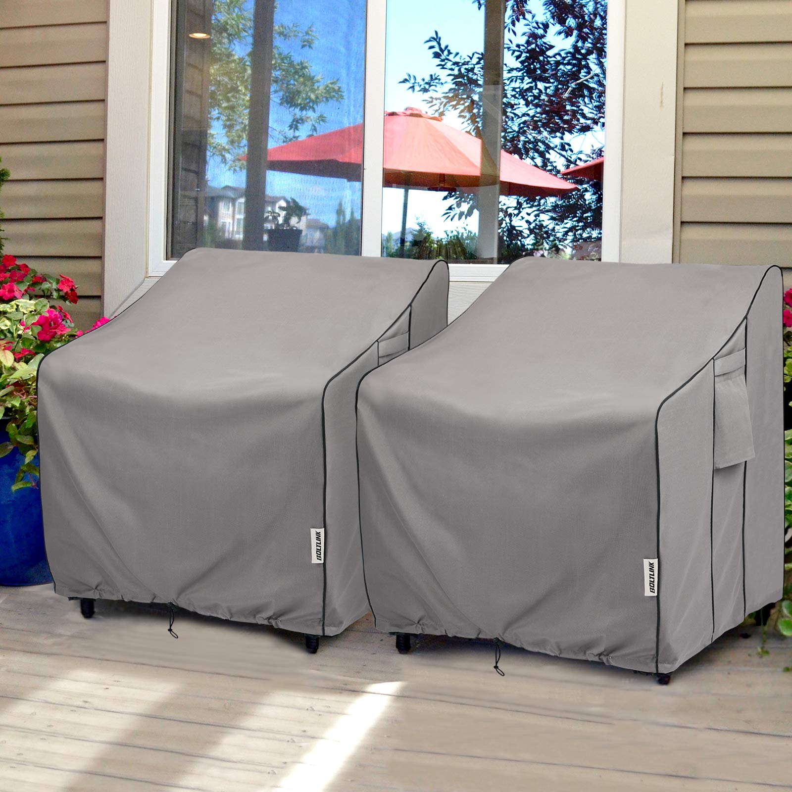 Boltlink padded handles ease installation and removal.