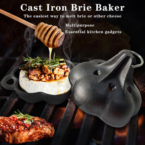BOLVOUD Cast Iron Smoker Roaster chicken roast tasting smoky and juicy