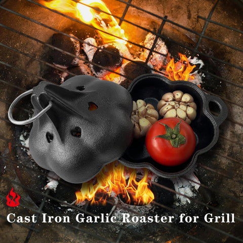 BOLVOUD Garlic Roaster oven ready highlights garlic roasting near heat