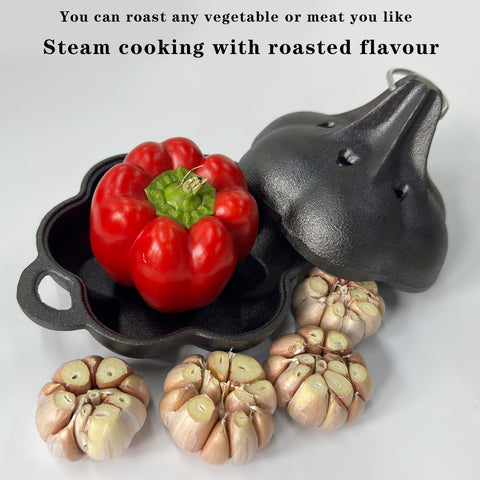 BOLVOUD Smoker Roaster in BBQ setup ideal for near-fire roasting