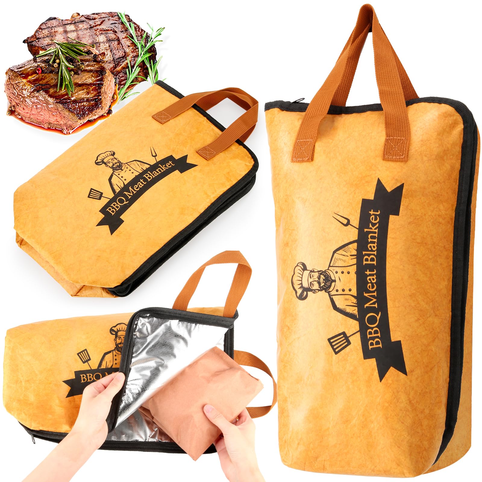 Bolycen BBQ blanket shows large opening for big meats